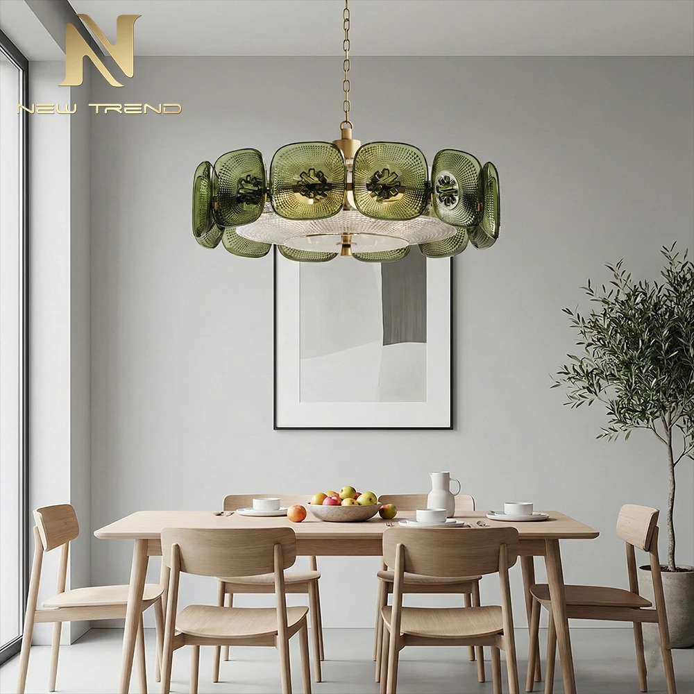 CPL-457 Artistic French Style Murano Glass Chandelier – Creative Designer LED Pendant Light for Hotel Lobby