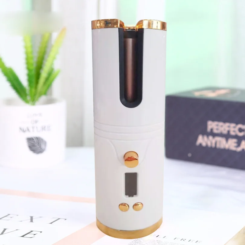Rechargeable Rotating Automatic Private Mini New Design Curly Hair Machine for Traveling Super Convenient Wireless Using