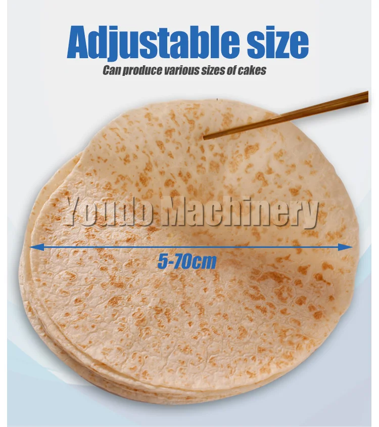 Small Automatic Corn Flour Tortilla Roti Press Forming Making Machine