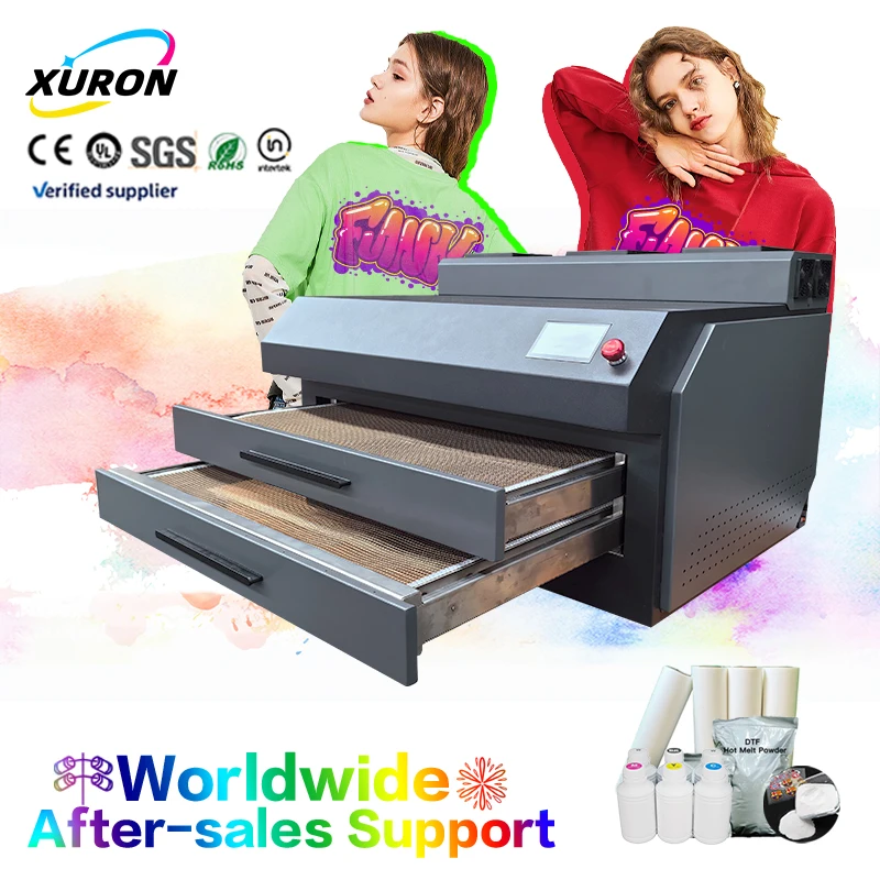 Leading Manufacturer's Fully Automatic DTF Dryer Oven Double Layer-Optimal Curing Multifunctional A2 A3 A4 Print Dimensions New