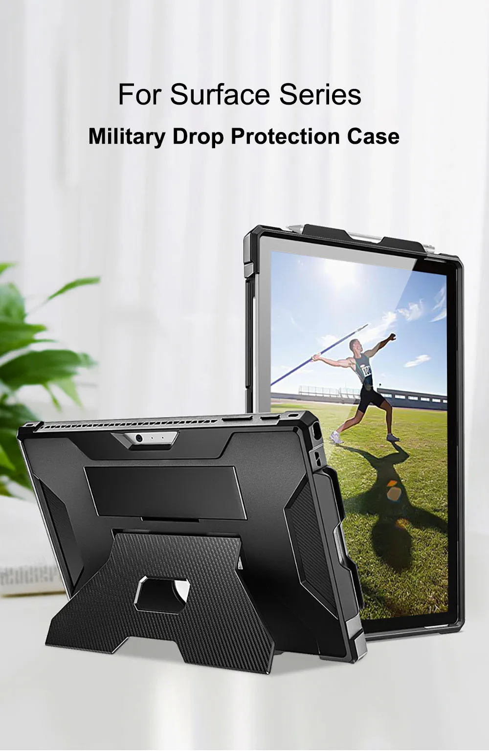 Business Tablet Cover For Microsoft Surface Pro 7 Plus 6 5 With Hand Grip Strap Holder Protective Case Anti Drop Pbk210 Laudtec details