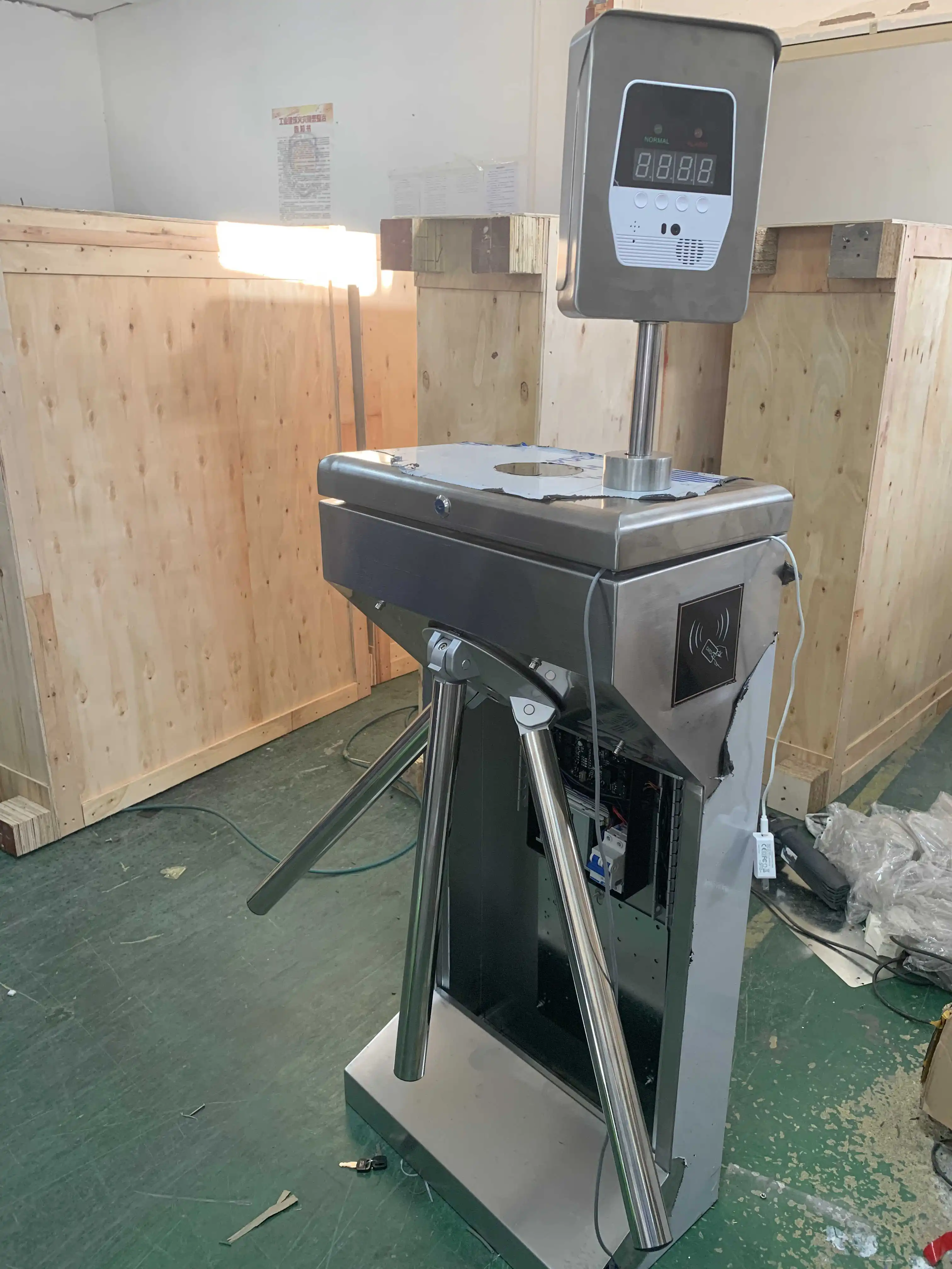 Toilet Access Control Coin Operated Good Price Waist Height Tripod Turnstile Gate