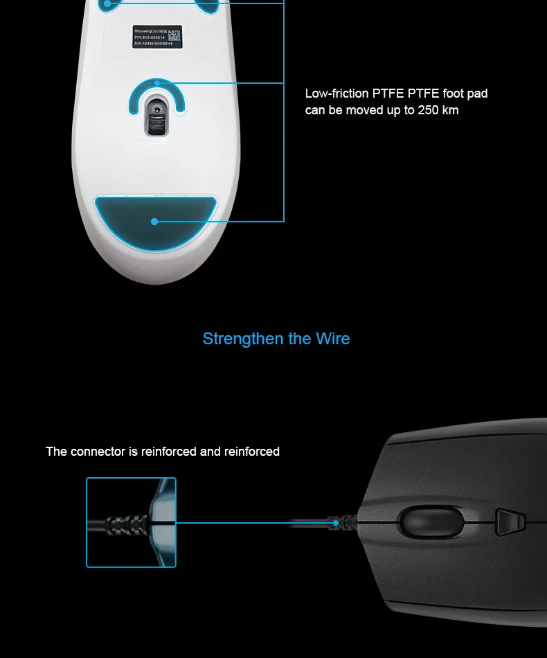 Logitech G90 Wired Gaming Mouse - High Sensitivity & Precision
