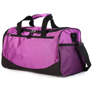 Weekend travel duffel bag sport gym bag with shoe compartment