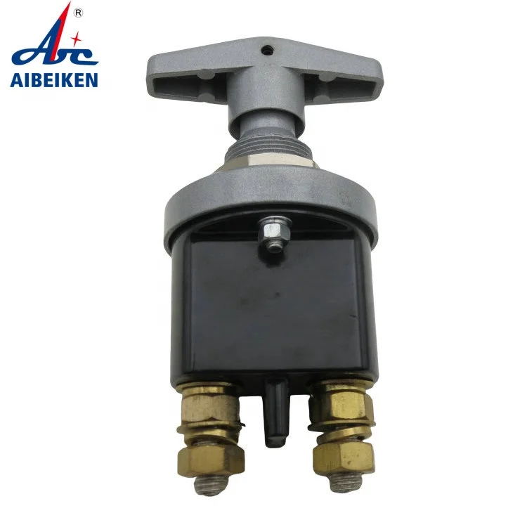Fixed Handle Disconnect 12V 24V Control Cut Off Electrical Master Isolator Battery Switch for Truck
