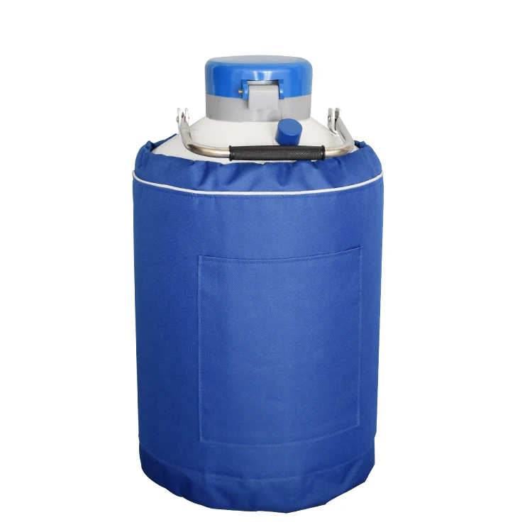 BestEquip 3L Liquid Nitrogen Container Aluminum Alloy Liquid Nitrogen Tank Cryogenic Container with 3 Canisters and Carry Bag