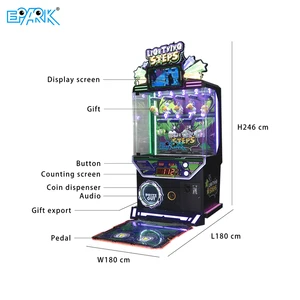 Foot Stomp Prize Out Game Machine Lightning Steps Arcade Game for Amusement Center