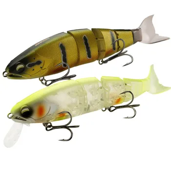 Cheery Hot Sale 10 Colors Swimming Bait 4 Sections Jointed Fishing Lure 23cm 100g High Quality Segmented Swimbait Minnow Hard Lu – Soft Lure – view 2