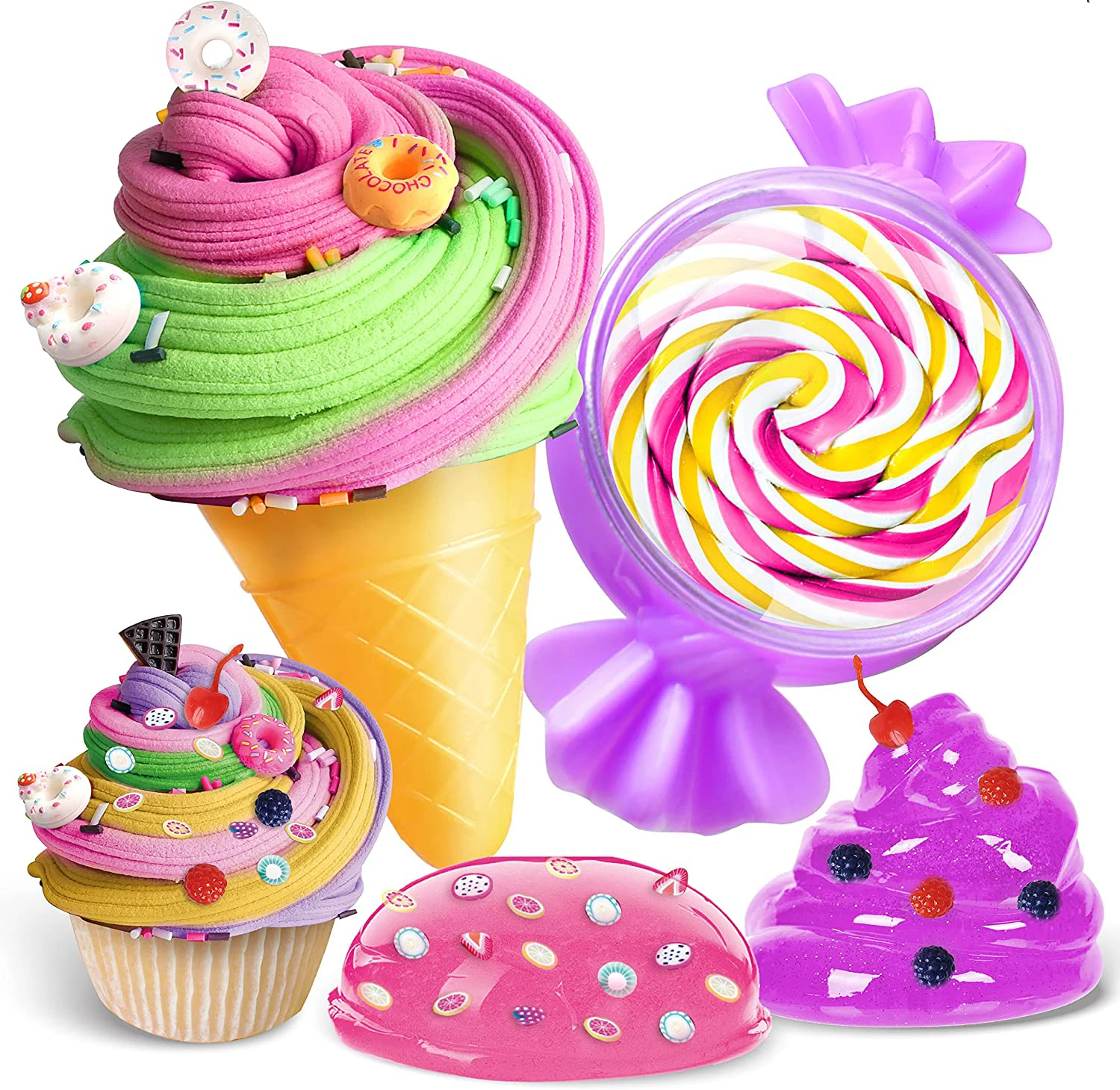 Набор для изготовления слаймов для мороженого