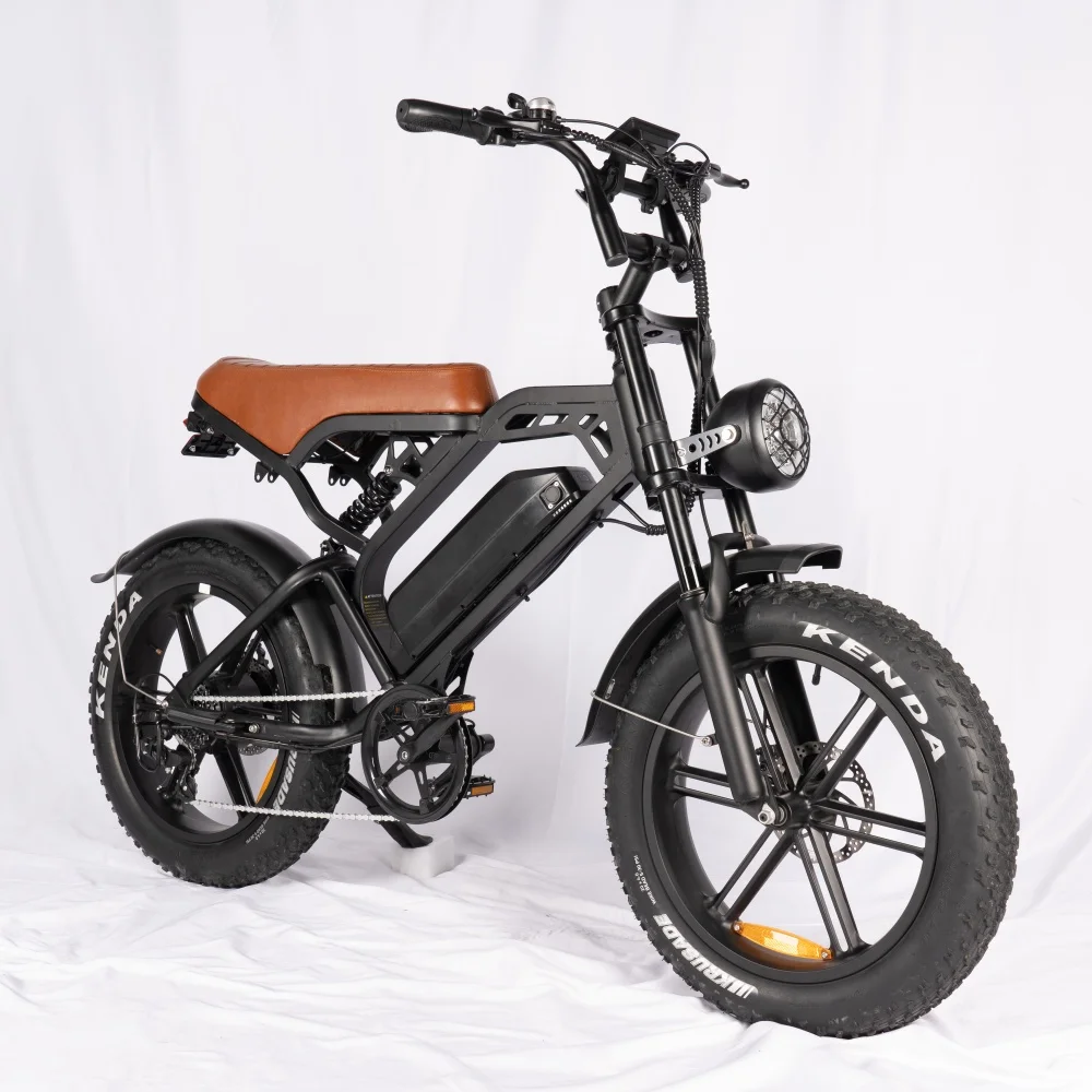 Join the Elite Club V20 PRO E-Bike: Wholesale-priced 7-Speed Electric Fat Tire Bike for Adults - 20 Inch Frame, Hybrid Ebike Model - Image 3
