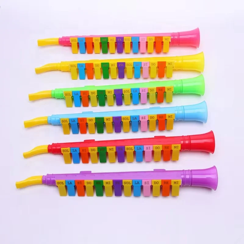 Factory Wholesale 13-Keys ABS Plastic Red Harmonica Melodica Piano