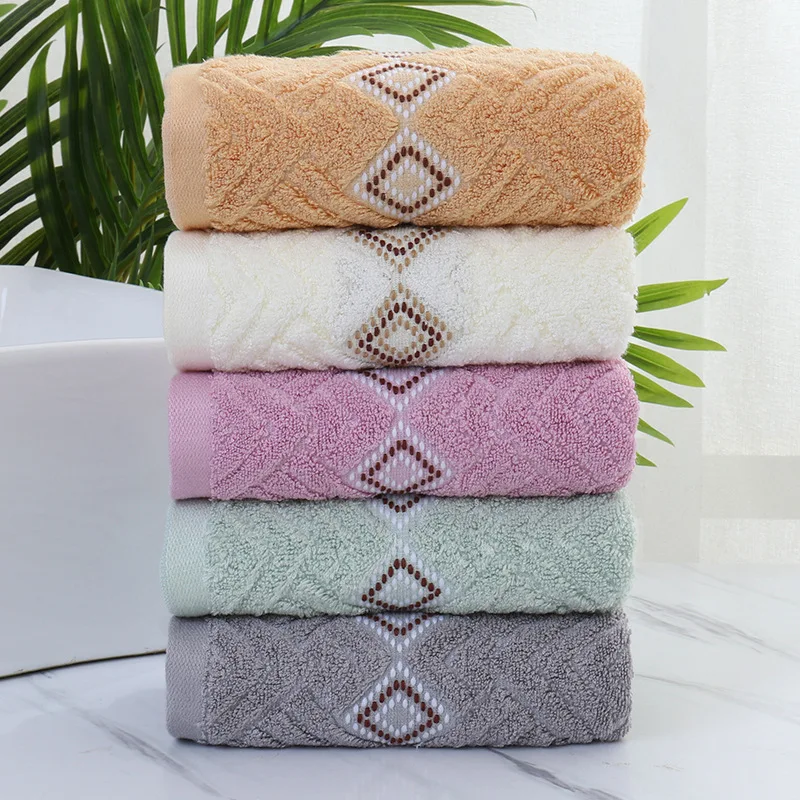 Wholesale organic bamboo fiber towels or custom towels logo embroidery durable absorbent soft towels factory