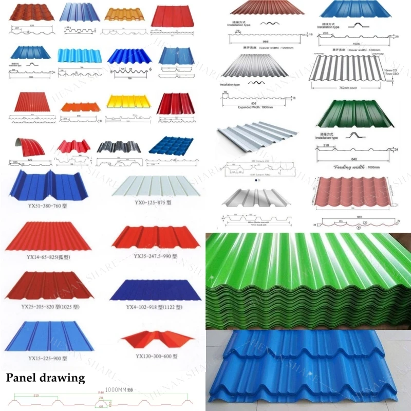 Zinc Roofing Sheet Making Machine Metal Tile Roof Sheet Roll Forming Machine Galvanized Roofing Sheets Making Machine