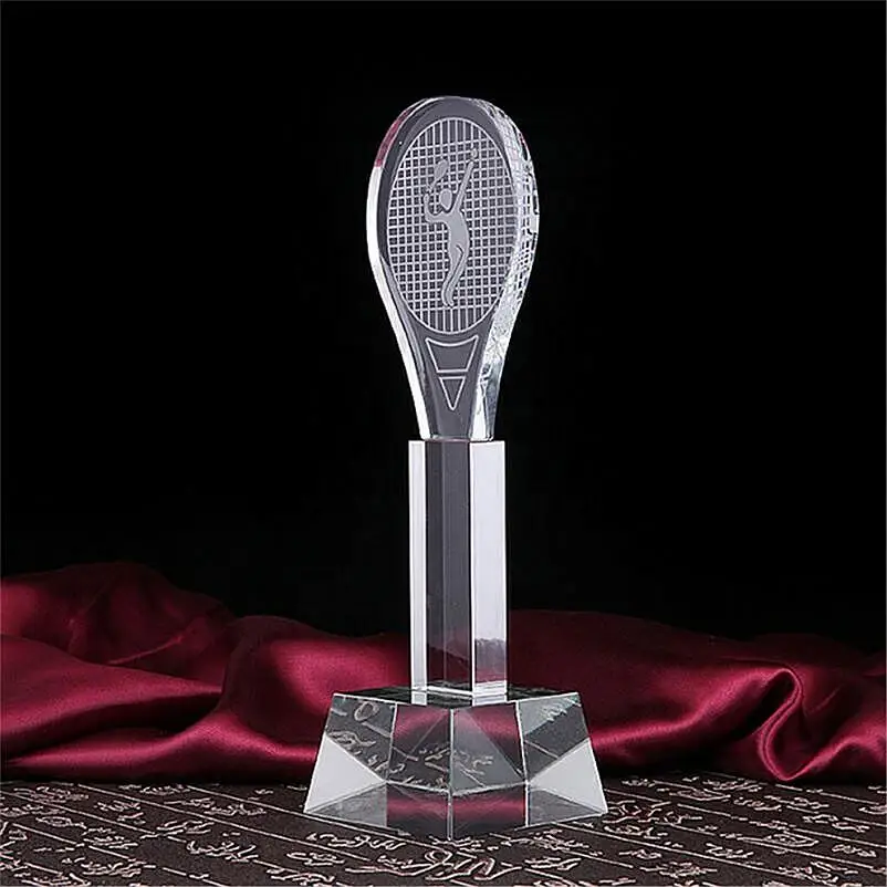 Various Glasses Personalised Engraved Sports Award Tennis Trophy Gift Boxed 