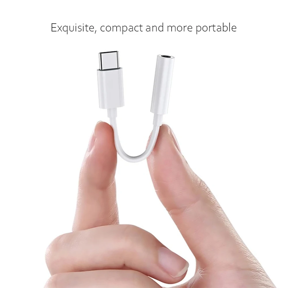 USB Type C 3.5 Jack Earphone Adapter USB C to 3.5mm Headphones AUX Audio Adapter Cable for IPhone 15 Pro MAX Auxiliary Cable