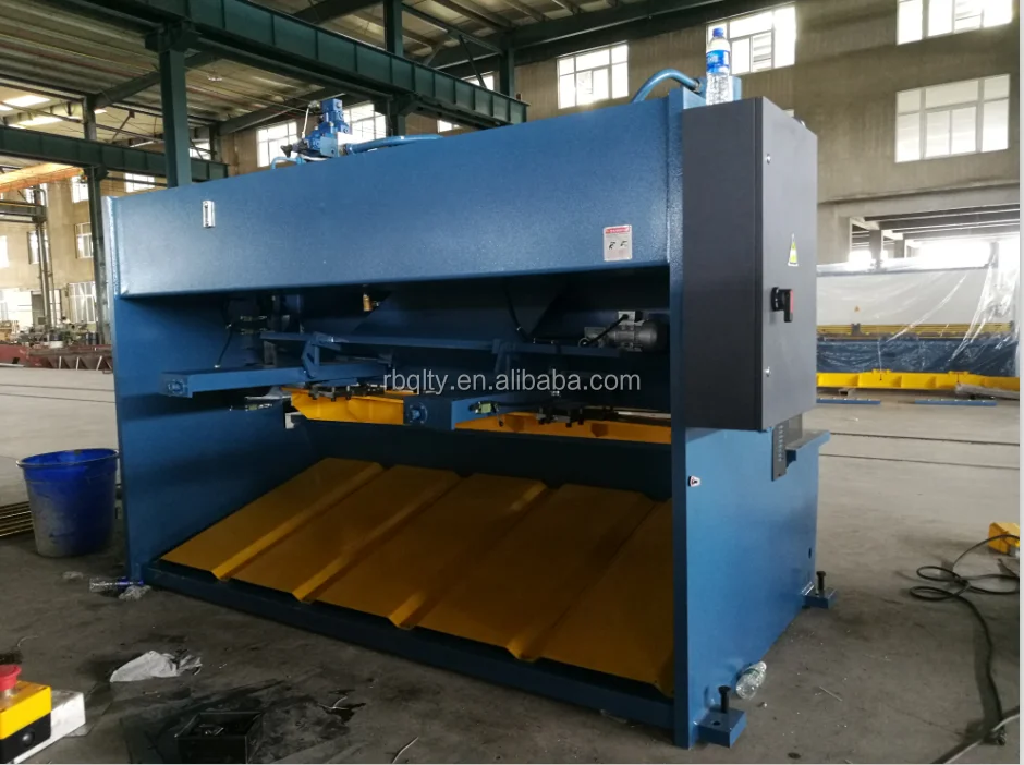Automatic CNC Hydraulic Guillotine Shearing Machine Shear Cutter Sheet Metal 8*3200