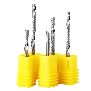 High Quality CNC Engraving Machine End Mill Cutter 3.175*12mm Single Edged 8mm Shank Diameter OEM & ODM Supported