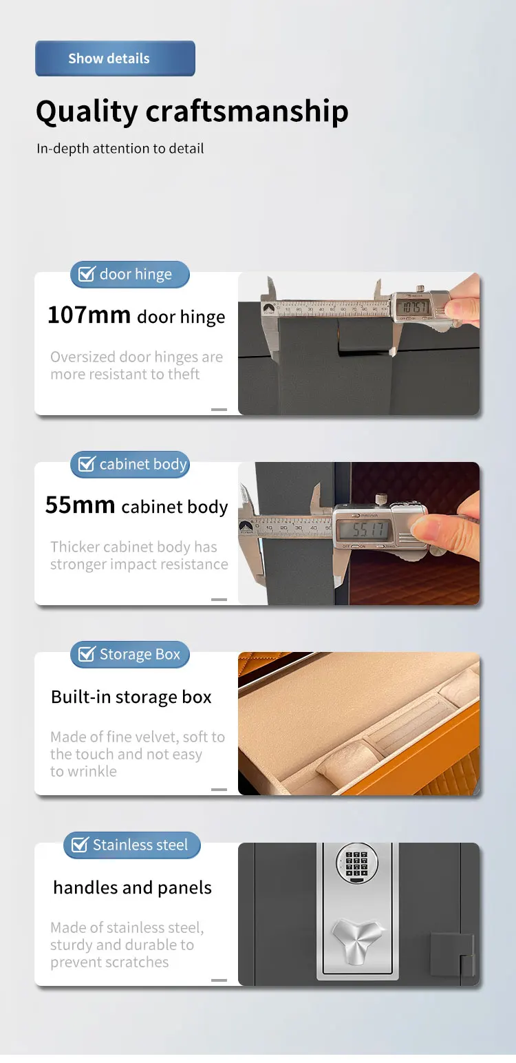 CEQSAFE Most Useful Electronic Anti-theft Deposit Combination Lock Fireproof Safe Box factory