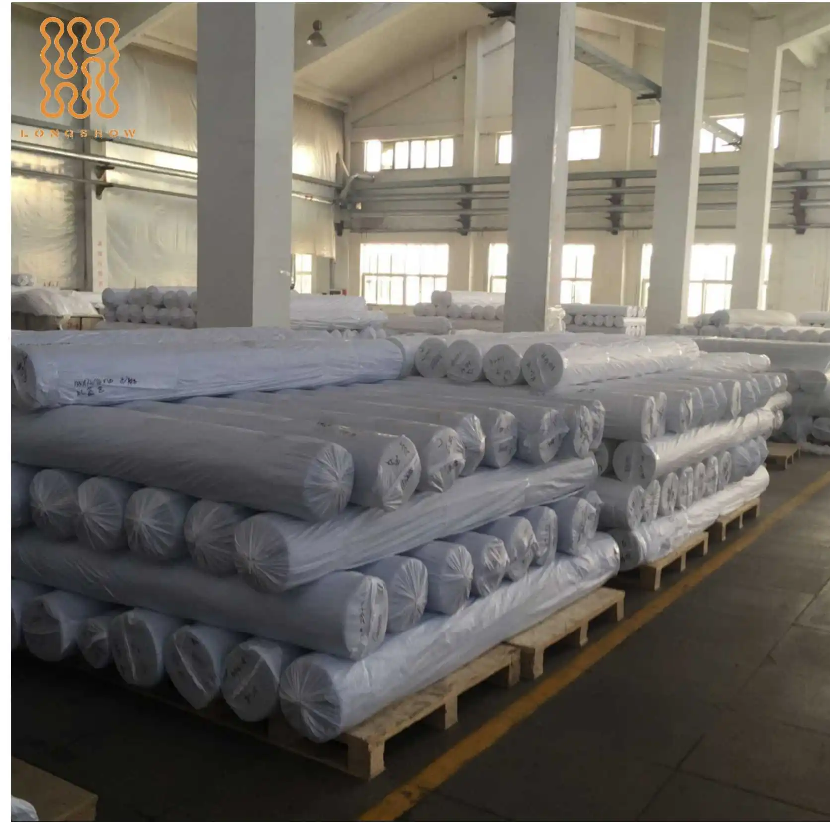 Fabric 50cotton 50polyester 40s 227tc Satin Plain White Hotel