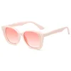 C11 - Foglio rosa sfumato con cornice rosa