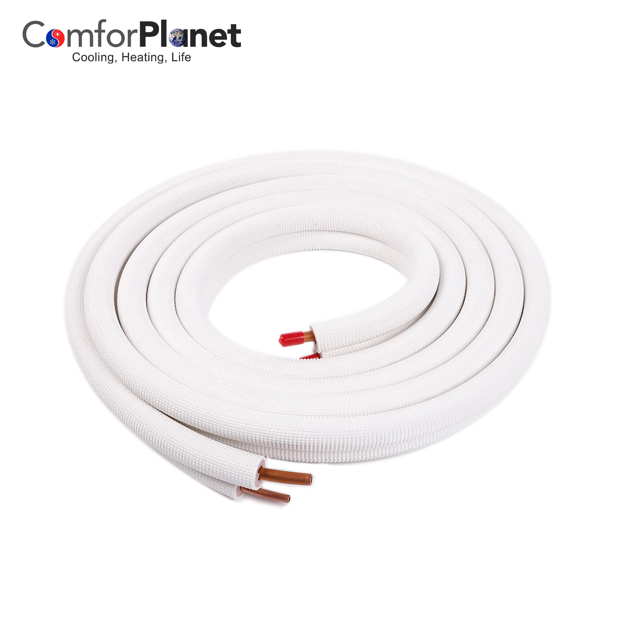 Good Quality Split Air Conditioner Copper Pipe Foam Ac Pe Coated Pair Coil Insulated Double