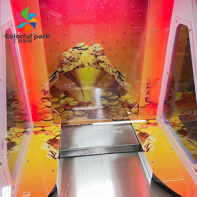Indoor 1 Player Quarter Coin Pusher Machine for Sale