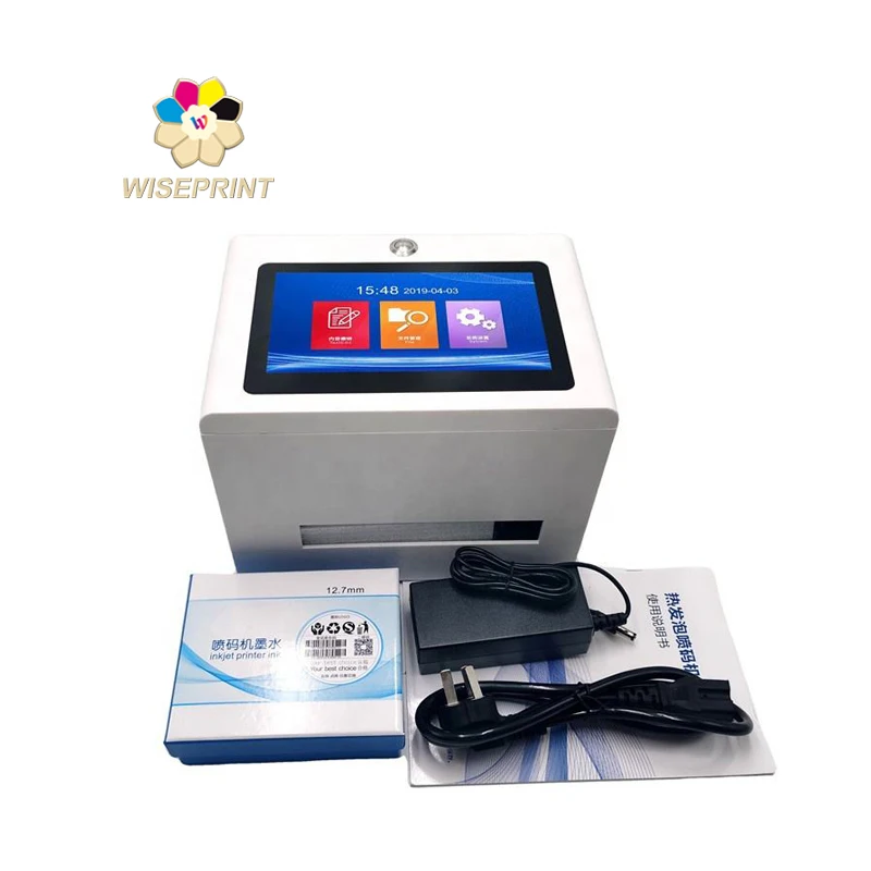 WisePrint Premium Digital Tabletop Date and Batch Bag Screen Label Inkjet Printer