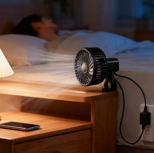 Portable Dual-head Car Fan, USB, 5V, 12V, 24V - detail 12