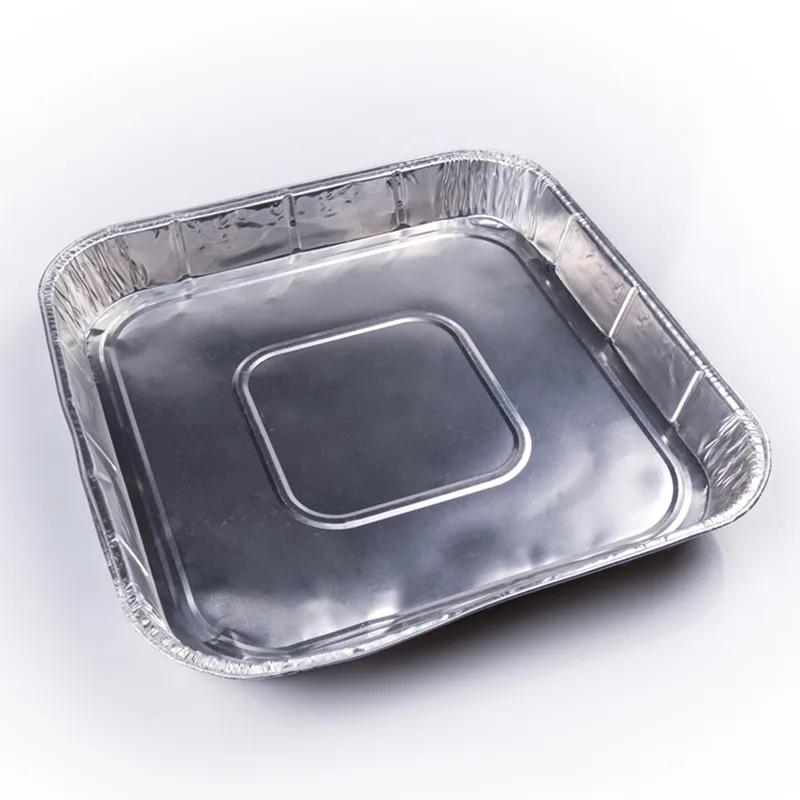 product latest products tia zb43 oil resistant waterproof disposable restaurant food common silver foil container-2