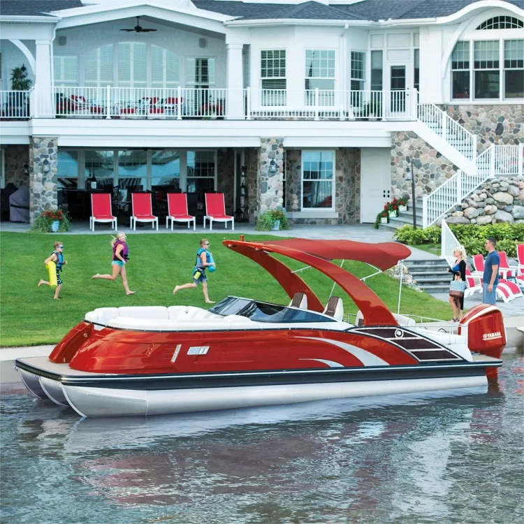Горячая Спортивная понтонная лодка с подлодочным мотором Двойная модель со скидкой