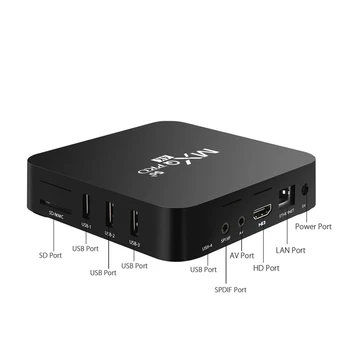 low price media player mxqpro 4k Youtube Android10 Smart Tv Box Allwinner H313 Mali G31 1g 8g Set top box network