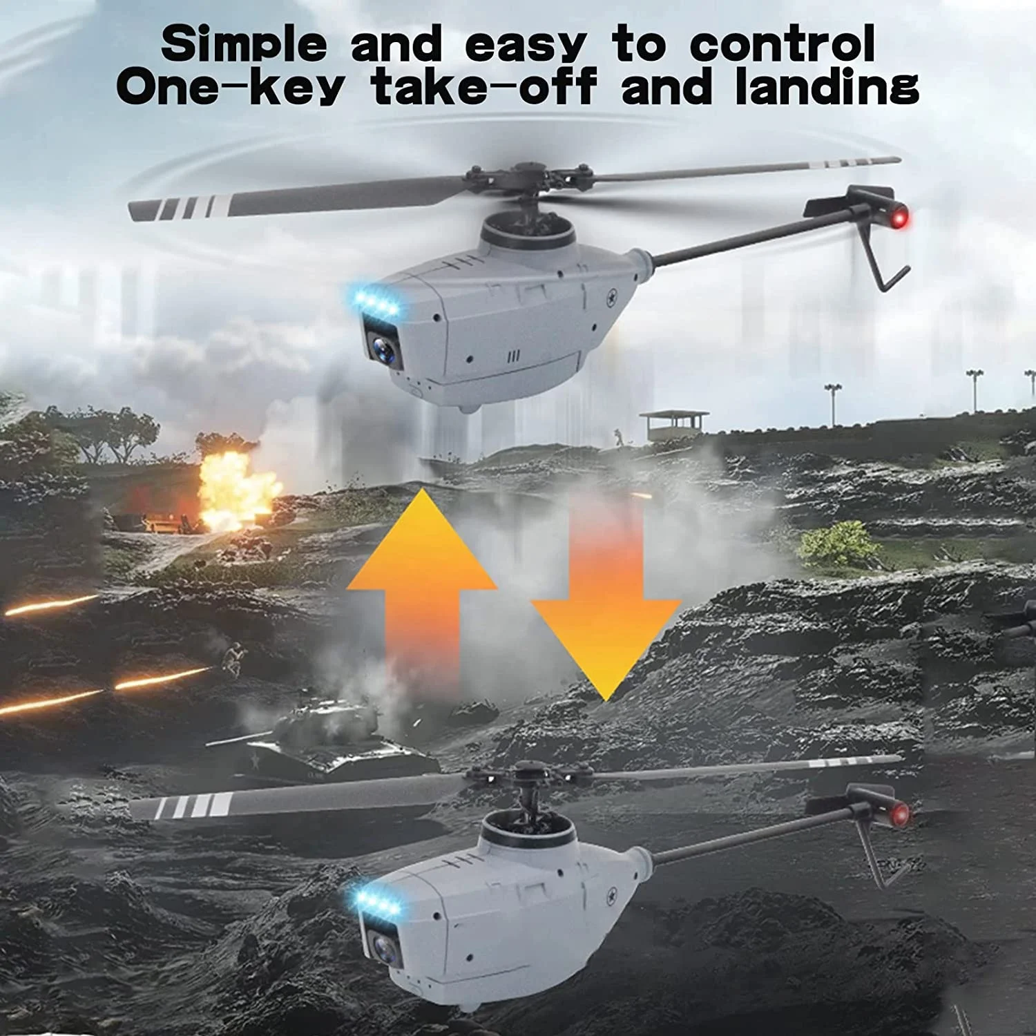 C127 2.4G 720P HD 6Axis WiFi Helicopter Wide Angle Camera Spy Drone RC  Plane Toy