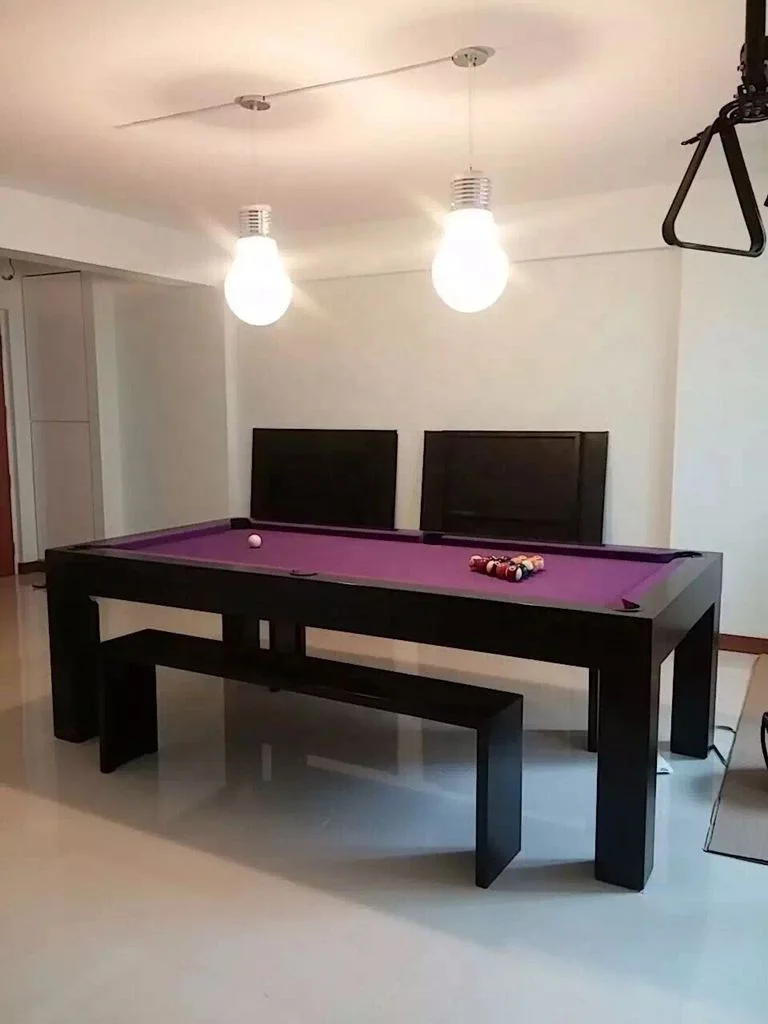 Modern Convertible 7ft Pool Dining Table 8ft 9ft 2 in 1 Dining Table Pool Table