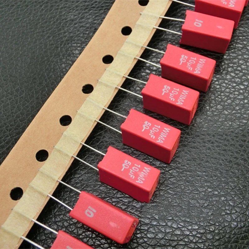 Capacitor Electrol&iacute;tico 10uf 50Vdc Marca Gen&eacute;rica Inserci&oacute;n 5 Unidades