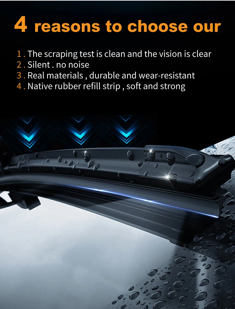 Factory Direct Universal Vehicle Wipers Wiperblade Windshield Wipers