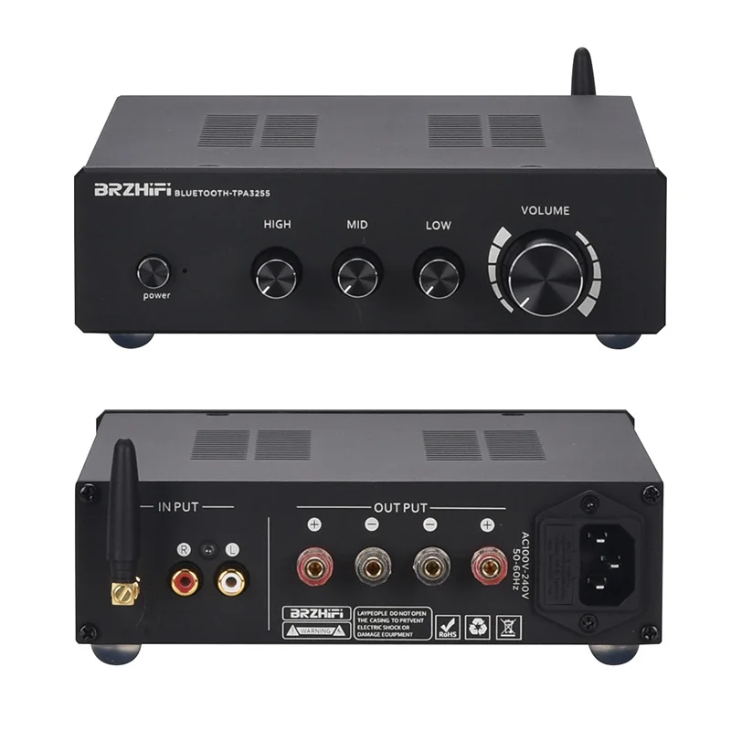 BRZHIFI 3255 300W*2 Audio Power Amplifier - Audiophile Quality