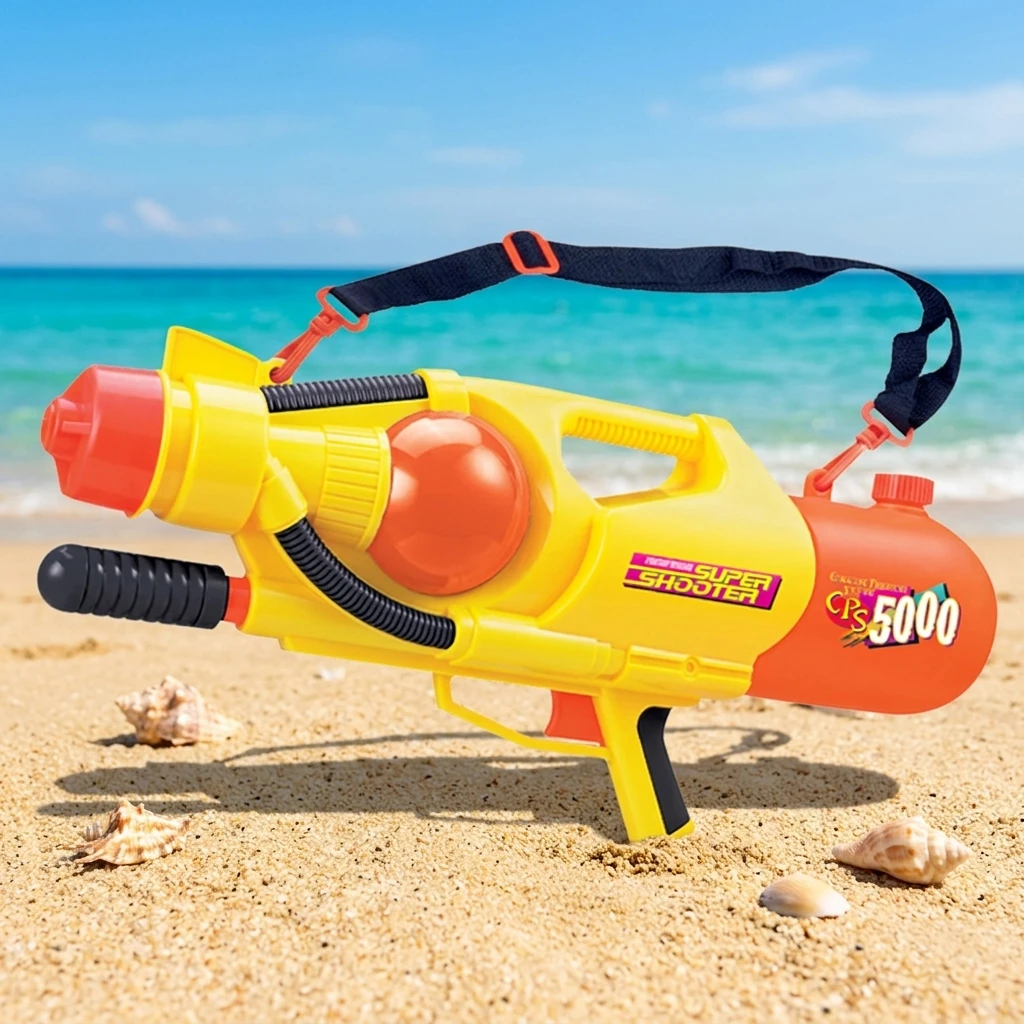 Pistolet à Eau Électrique Auto – Puissant, Longue Portée 10 M, Réservoir 450 Ml, Idéal Pour Enfants Et Adultes (Orange)