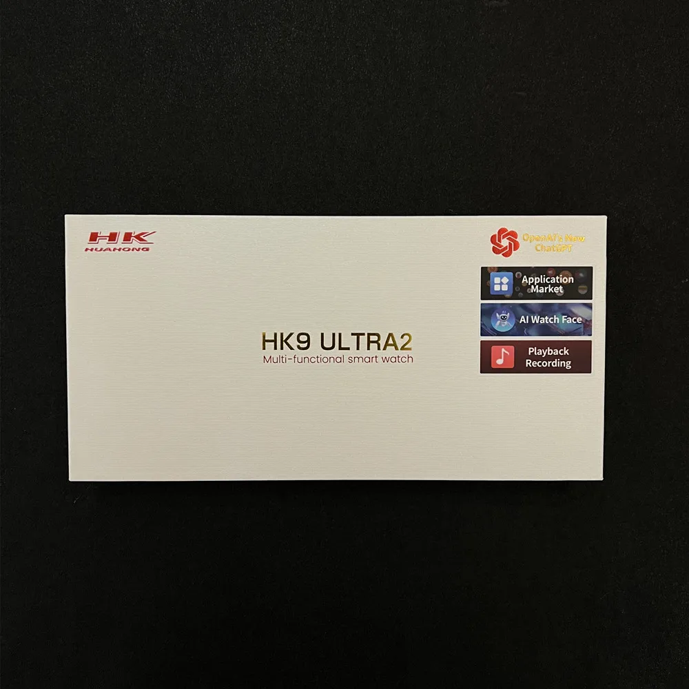 2024 New Hello Watch 3+ Smartwatch Big Screen Compass 1GB Memory Music Playback Sports Smart Watch HK9 Pro Ultra 2