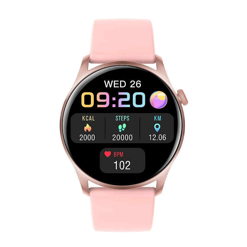 2022 KC08 Watch 3 Smartwatch with Sleep Tracking Call Remind Heart Rate Dafit Smart Watch