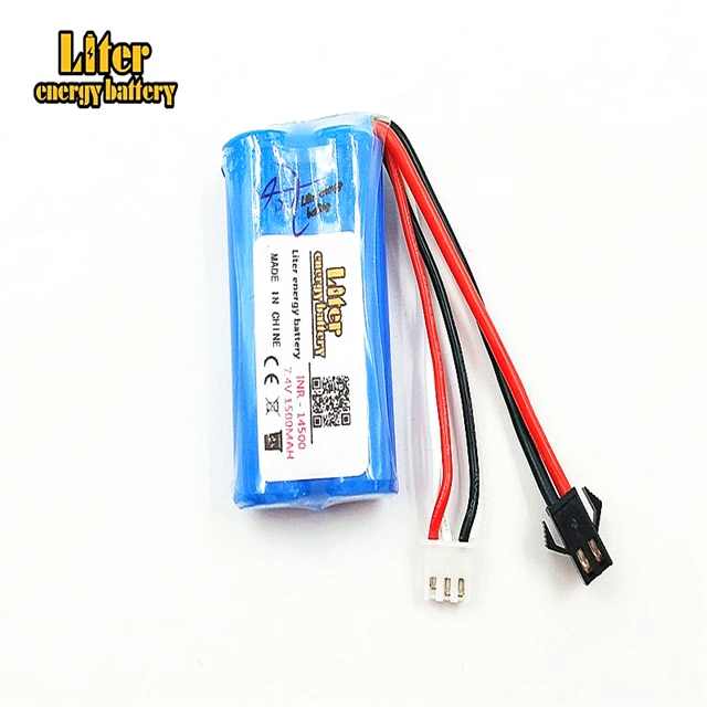 7,4 В 1500 мАч 14500 F1 вертолет с дистанционным управлением летательный аппарат lipo 2s аккумулятор 1500 мАч 7,4 В 14500 аксессуары