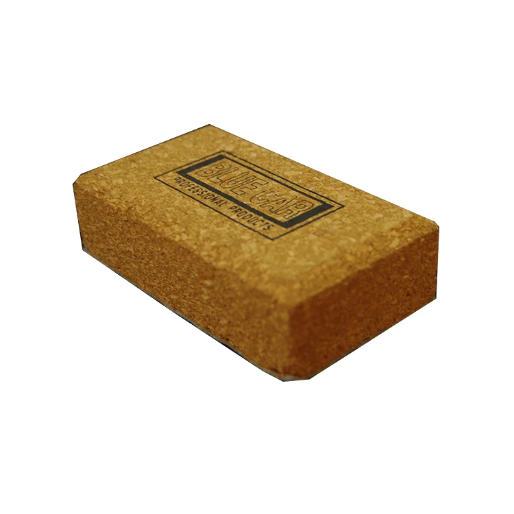 Wholesale Cheap Price  Customed Eco friendly natural cork whiteboard duster eraser for yoga brick
