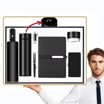 Low Price Promotional Custom Fashion Unique Business Creative Activity Practical Set 7 in 1 Business Gift Sets 7 Pieces Welfare