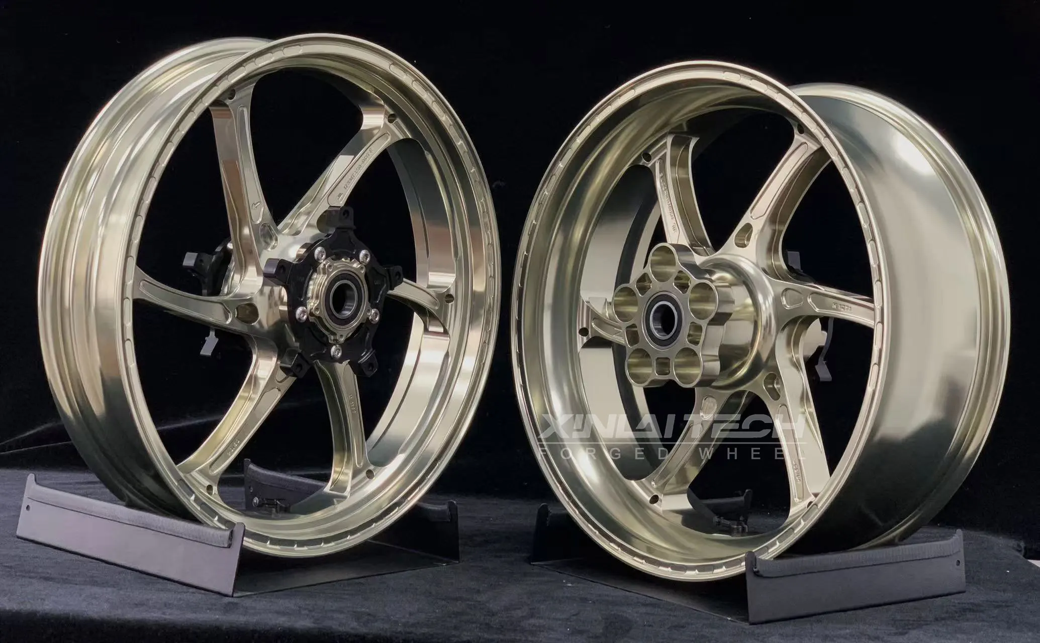 XL Custom Forged Motorcycle Wheels for Yamaha R1 R1M MT10 CNC Forged 17 18 Inch Custom Billet Anodized Surface Finish - Image 6