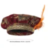 Gorro rojo medieval para hombre, talla única