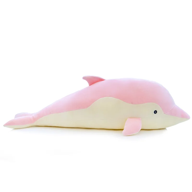 large plush dolphin