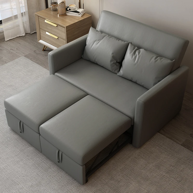 Linen Fabric Furniture For Living Room Sofa Sofa Bed Reversible