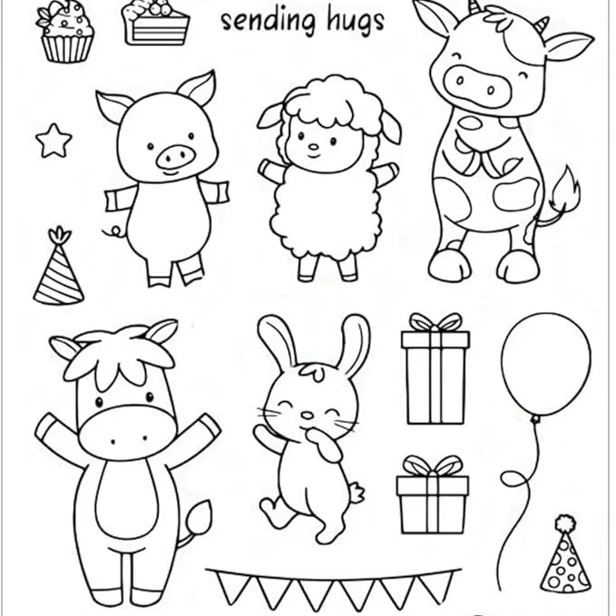 Симпатичные полимерные штампы для изготовления карточек