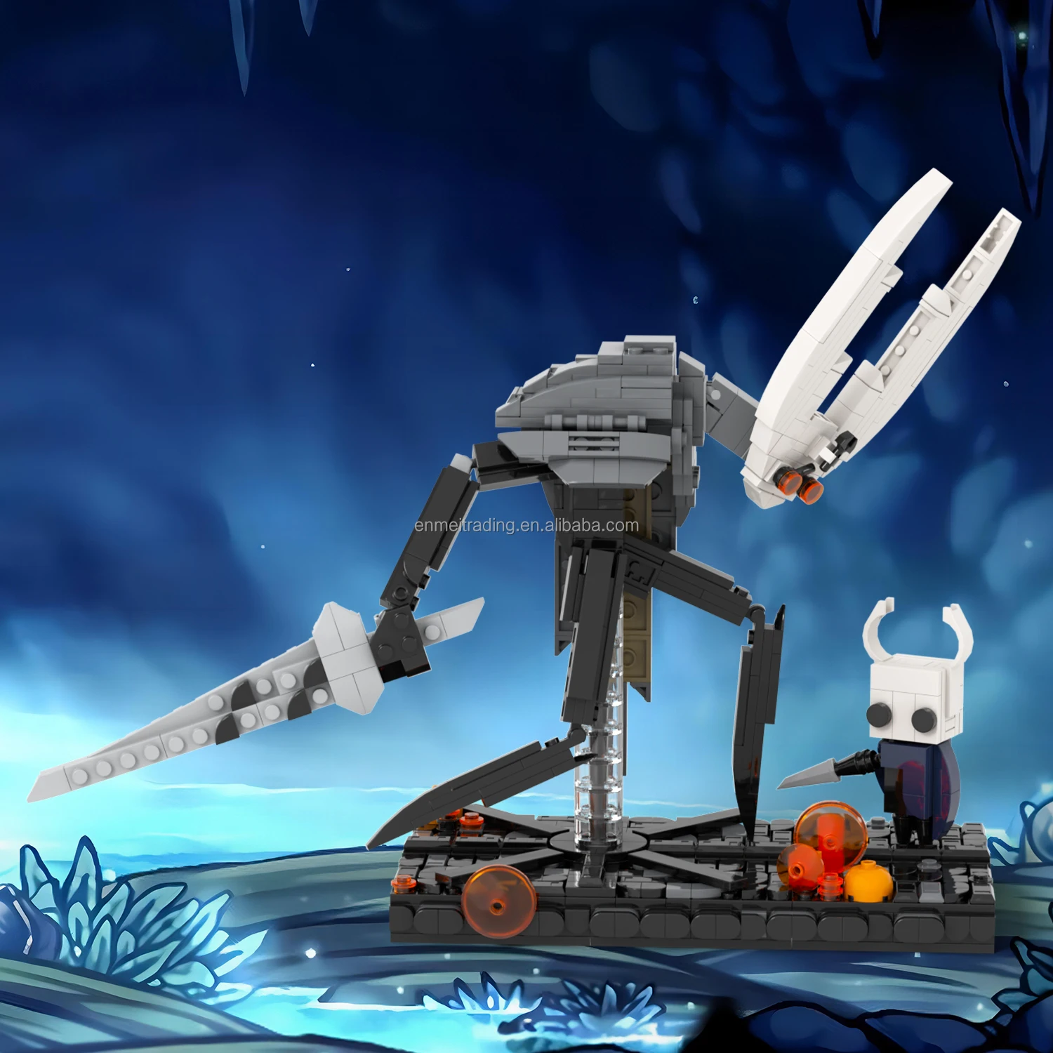 Anime Hollow Knight Building Sets MOC Brick Action Figs Diy Building Blocks Sets Model Toys for Kid MOC1489
