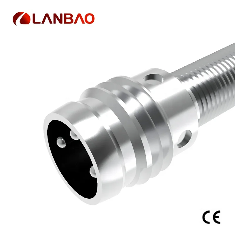 LR05 standard DC3 wires stainless steel flush 10-30 vdc M5 inductive proximity sensor CE 2m PUR cable or m8 3 pins connector