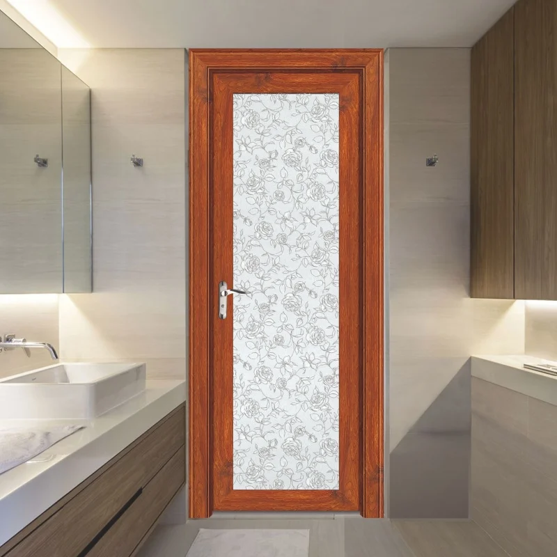 Aluminium bathroom swing door